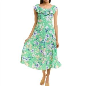 BCBGeneration Floral Midi Dress